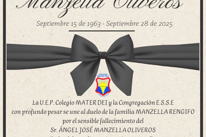 Condolencias Familia MANZELLA RENGIFO